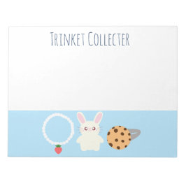 Cute Strawberry Necklace, Bunny och Ring Anteckningsblock