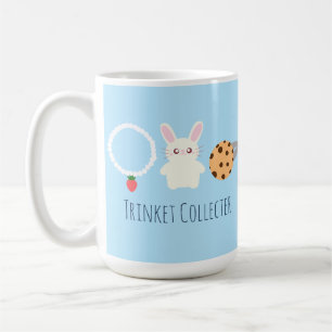 Cute Strawberry Necklace, Bunny och Ring Kaffemugg