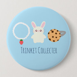 Cute Strawberry Necklace, Bunny och Ring Knapp