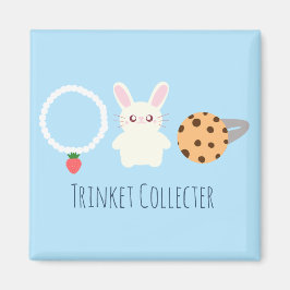 Cute Strawberry Necklace, Bunny och Ring Magnet