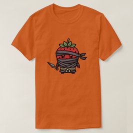Cute Strawberry Ninja Assassin Japanese Pop Art T Shirt
