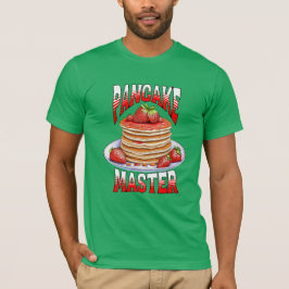 Cute Strawberry Pancakes Foodie T Shirt