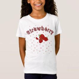Cute Strawberry Summer Kids Girls T-Shirt