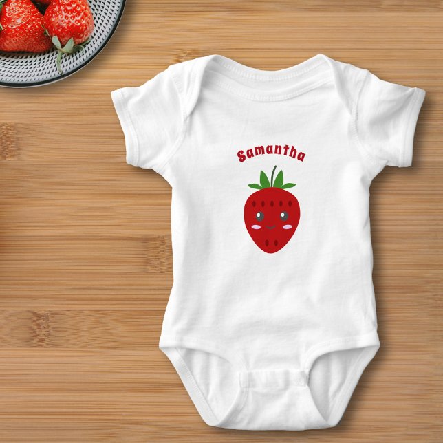 Cute Strawberry T Shirt (Cute Strawberry Baby Bodysuit)