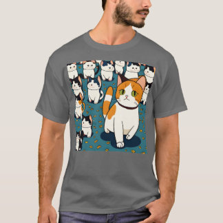 Cute Street Cats Lycklig Funny Cats T Shirt