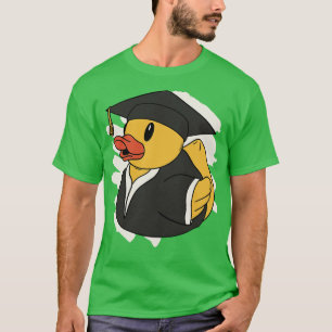 Cute Student Rubber Ducky Squeaky Anka Studenten T Shirt