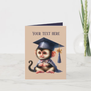 Cute Studenten add-meddelandeapa Kort