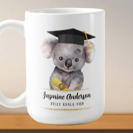 Cute Studenten Koala personlig Kaffemugg