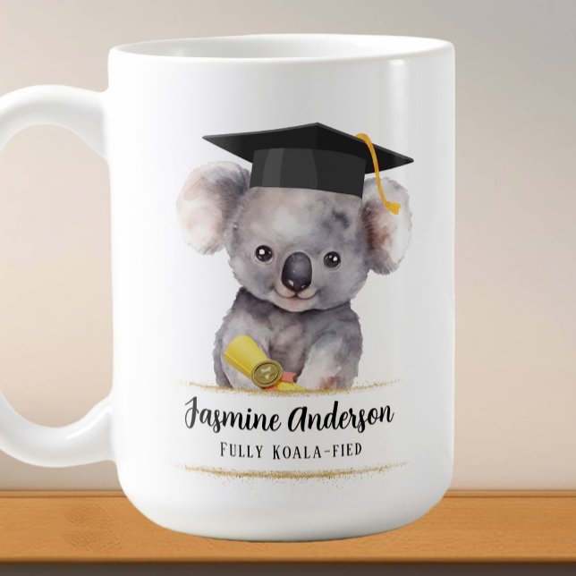 Cute Studenten Koala personlig Kaffemugg (Skapare uppladdad)