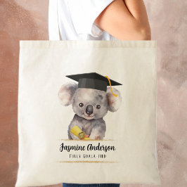 Cute Studenten Koala personlig Tygkasse