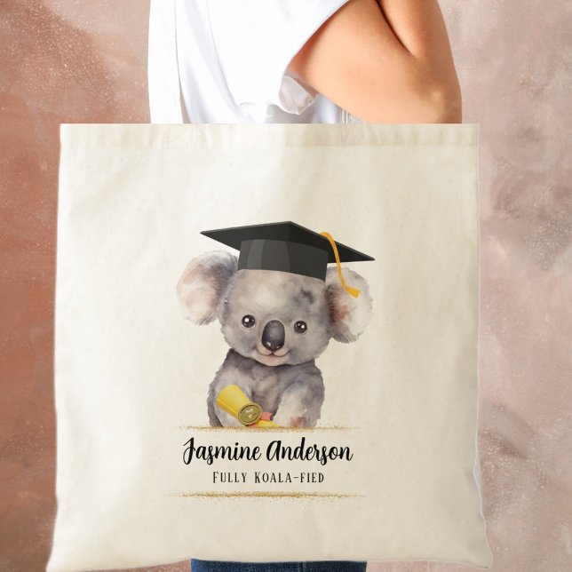 Cute Studenten Koala personlig Tygkasse (Skapare uppladdad)