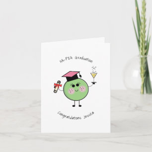 Cute Studenten Pea Card Kort