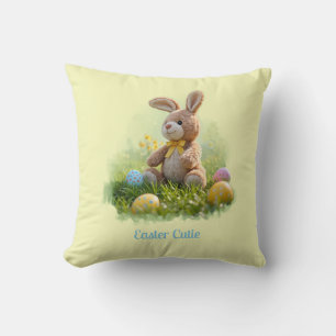 Cute Stuffed-Påskhare Kudde