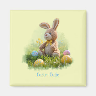 Cute Stuffed-Påskhare Magnet