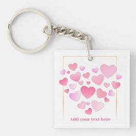 Cute Style Pink Hearts Romantic Valentine's Day