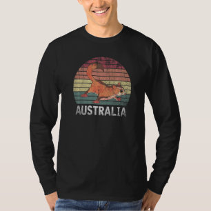 Cute Sugar Glider Aussie Animal Retro Australien T Shirt