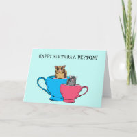 Cute Sugar Gliders i Personligen Tea Kopp