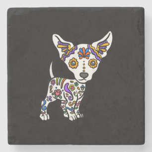 Cute Sugar Skull Chihuahua Stenunderlägg