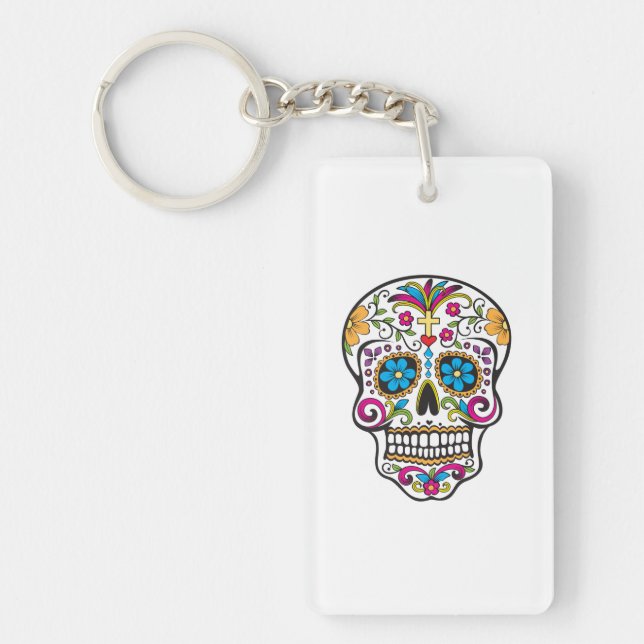 Cute Sugar Skull Lycklig Day of the dead (Framsidan)