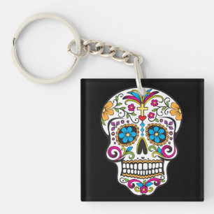 Cute Sugar Skull Lycklig Day of the dead