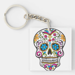 Cute Sugar Skull Lycklig Day of the dead