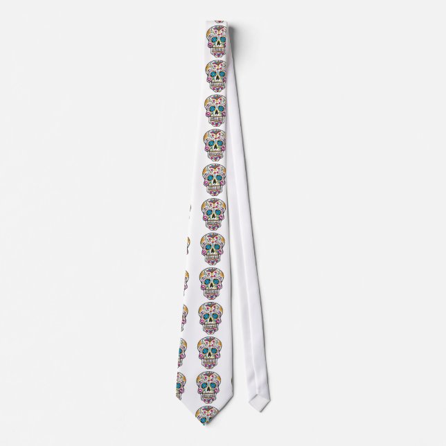 Cute Sugar Skull Lycklig Day of the dead Slips (Framsida)