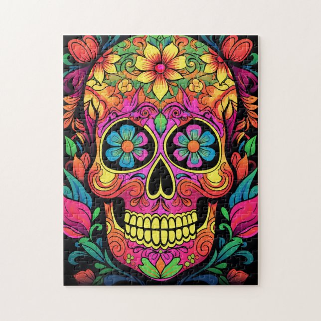 Cute Sugar Skull Pussel (Vertikal)