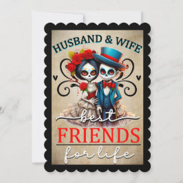 Cute Sugar Skull Tack Kort