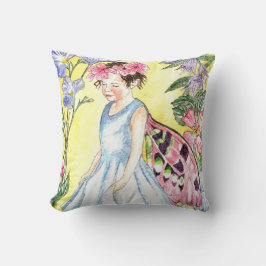 Cute Summer Fairy Cushion Kudde