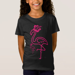 Cute Summer Girly Flamingo T Shirt
