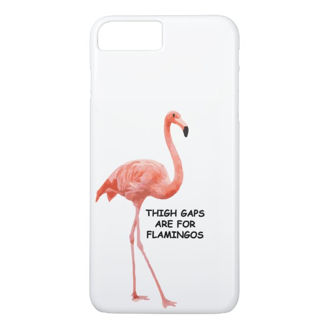 Cute Summer Inspirational Rosa Flamingo Case-Mate iPhone Skal (Baksida)