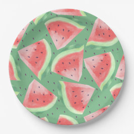 Cute Summer Kawaii Watercolor Watermelon
