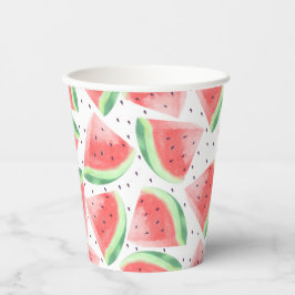 Cute Summer Kawaii Watercolor Watermelon