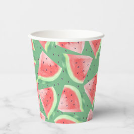 Cute Summer Kawaii Watercolor Watermelon