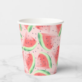 Cute Summer Kawaii Watercolor Watermelon