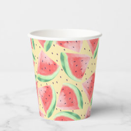 Cute Summer Kawaii Watercolor Watermelon