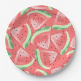 Cute Summer Kawaii Watercolor Watermelon