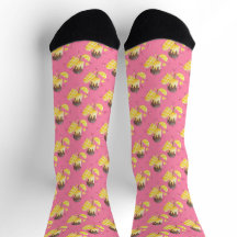 Cute Summer Popsicles Mönster sockor