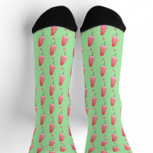 Cute Summer Popsicles Watermelon Mönster sockor