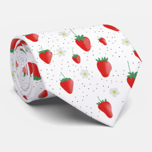 Cute Summer Strawbär & Blommar Slips