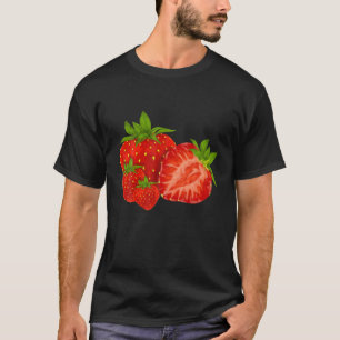 Cute Summer Strawberry Mönster Fruit T Shirt