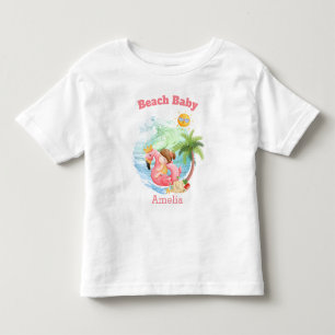Cute Summer Vacation Namn Beach Girl T Shirt