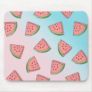 Cute Summer Vattenmelon mönster pastel rosa & blu Musmatta