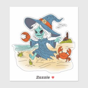 Cute Summer Witch Klistermärken
