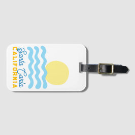 Cute Sun & Sea Customizable w/ Your Town, State  Bagagebricka