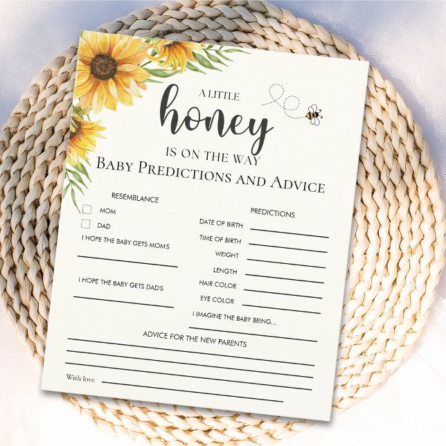 Cute Sunflower Bee Baby Shower (Skapare uppladdad)