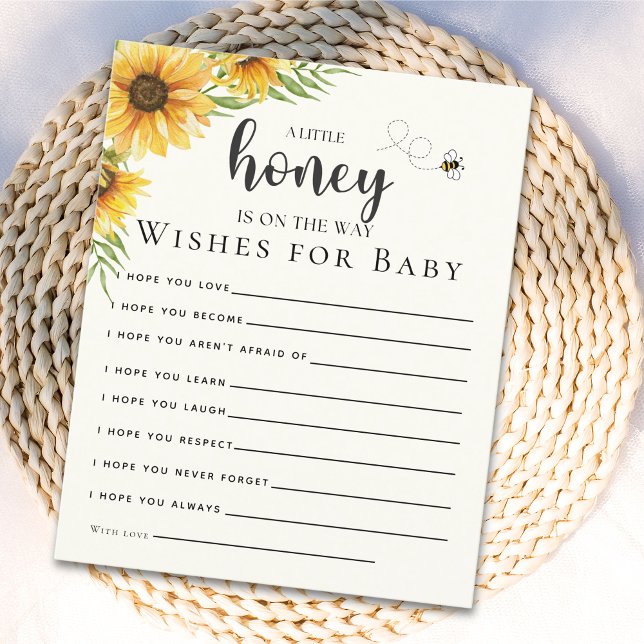 Cute Sunflower Bee Baby Shower (Skapare uppladdad)