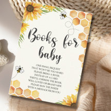 Cute Sunflower Bee Baby Shower