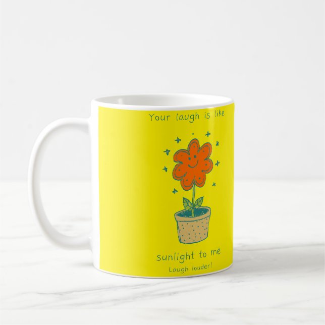 CUTE SUNFLOWER KAFFEMUGG (Vänster)
