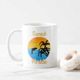 Cute Sunset i Florida Coffee Mugg